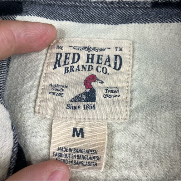 Red Head Brand Co black and white plaid Medium - Picture 4 of 7